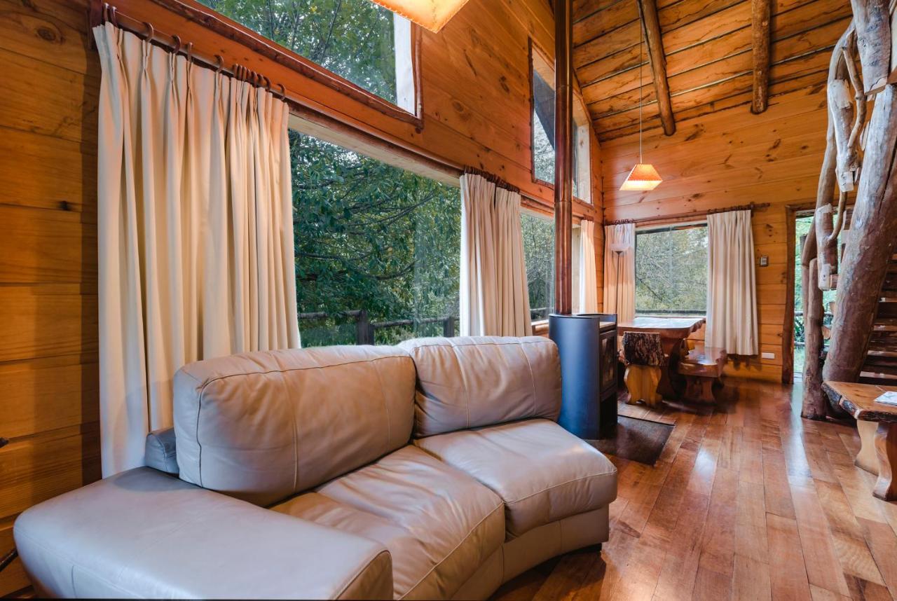 Huilo Huilo Cabanas Del Bosque Puerto Fuy Rom bilde