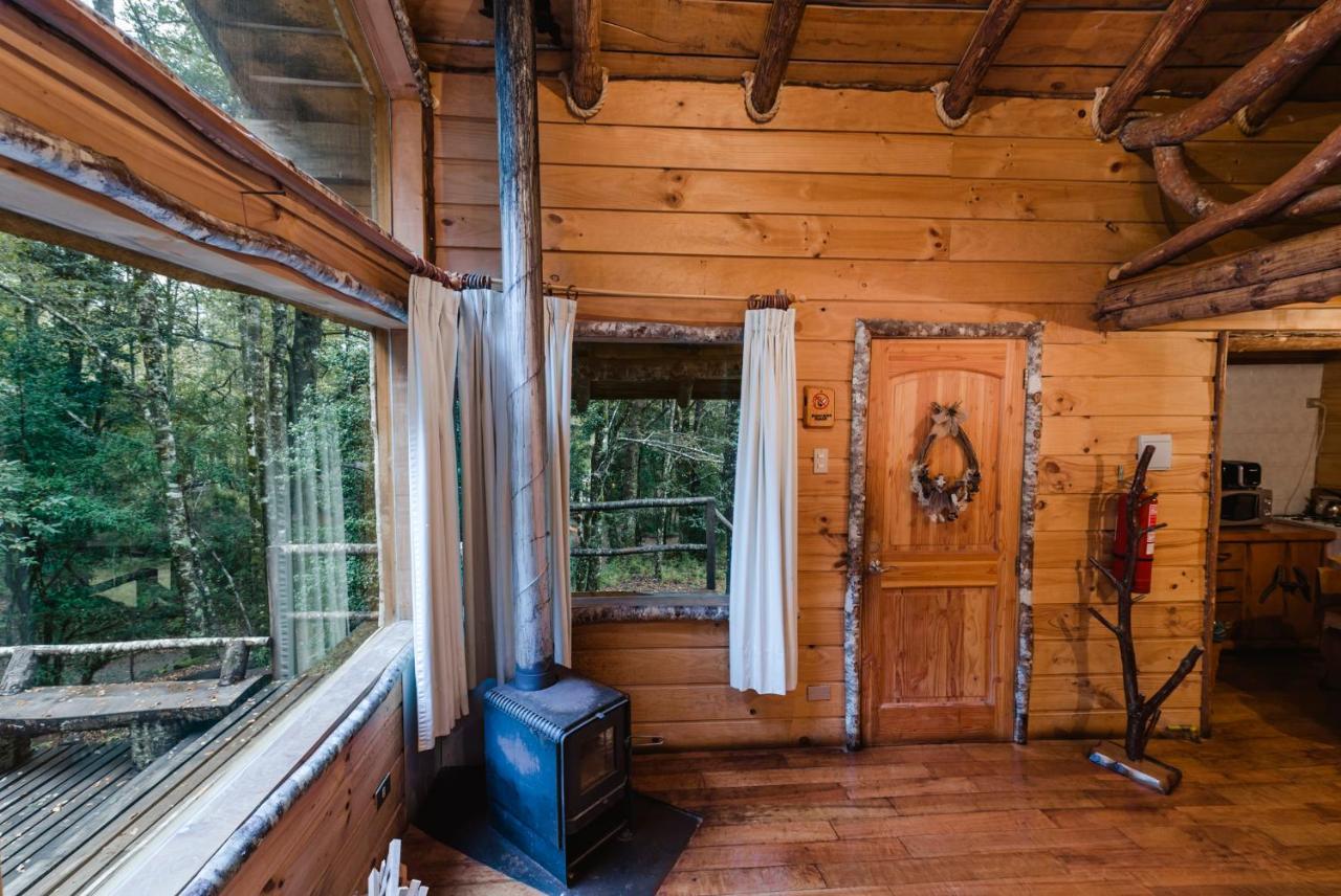 Huilo Huilo Cabanas Del Bosque Puerto Fuy Eksteriør bilde